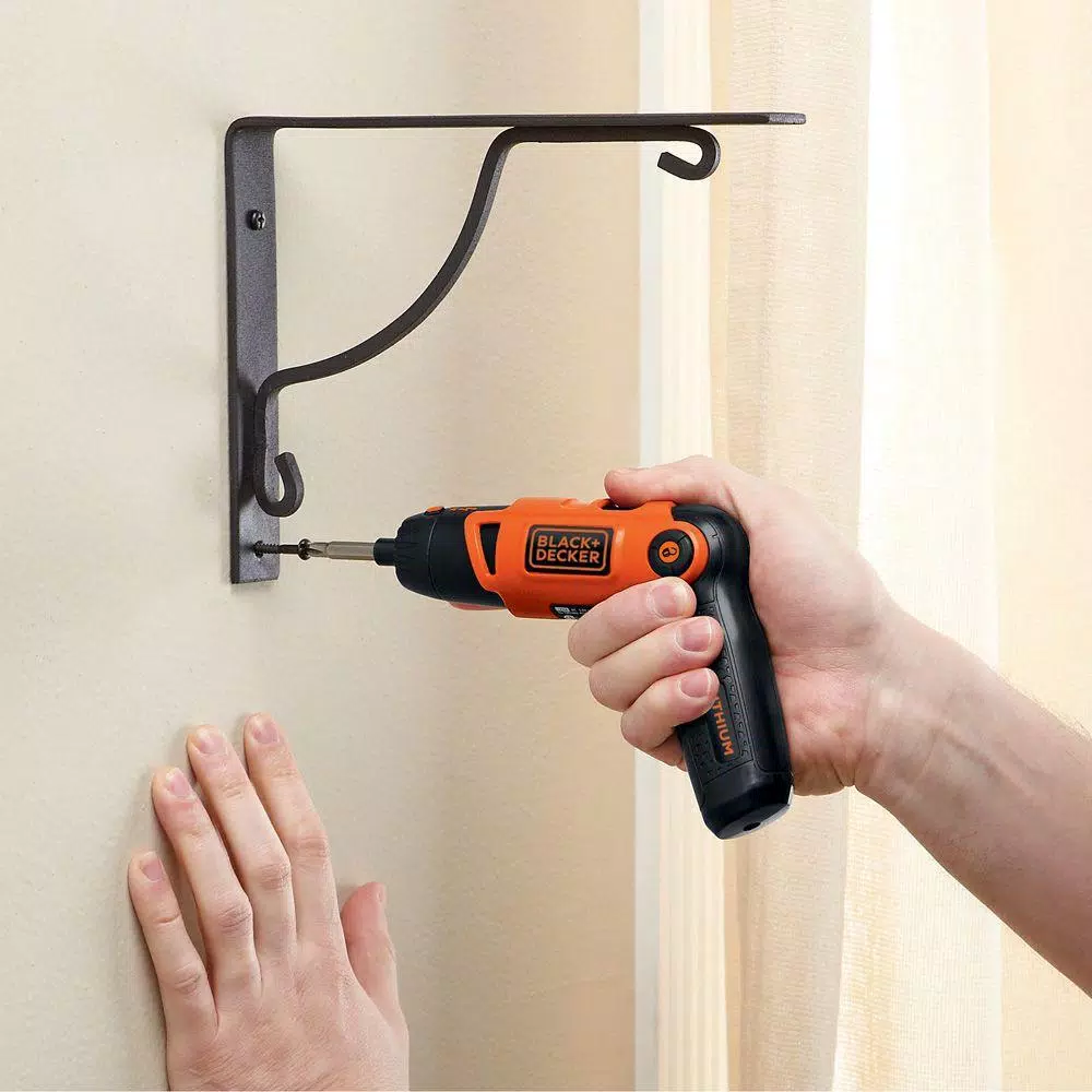 BLACK+DECKER 3.6V Cordless 1/4 in. 3-Position Screwdriver with Charger and Battery