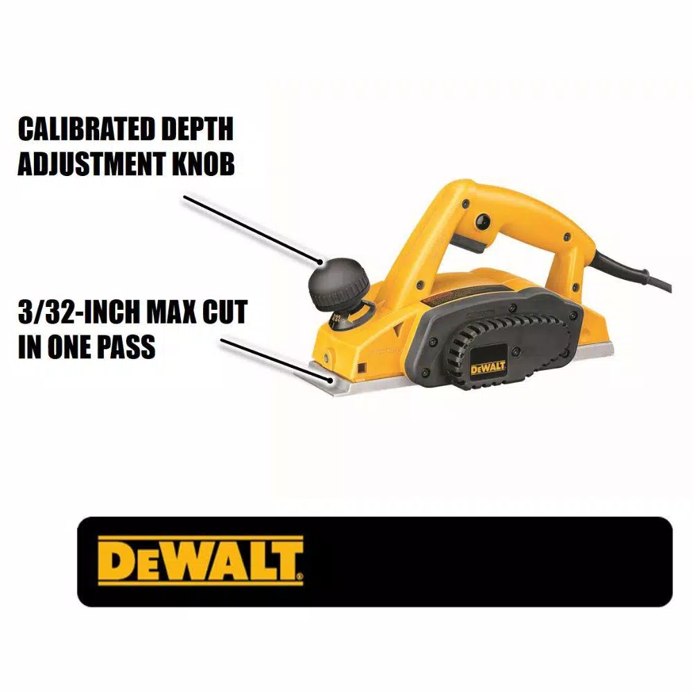 DEWALT 7 Amp 3-1/4 in. Corded Hand Planer Kit