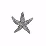IMAX Magali Silver Starfish Wall Decor Set of 3 - Distressed Gray Polystone Sculptures thumbnail 5