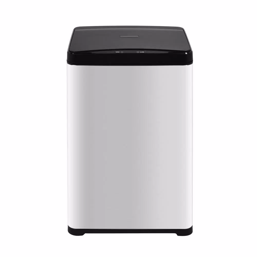 Innovaze 10.6 Gallon Stainless Steel Motion Sensing Touchless Kitchen Trash Can, Fingerprint Resistant
