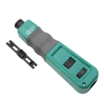Commercial Electric Ratchet Modular Plug Crimper and Impact Punch Down Tool Set thumbnail 5