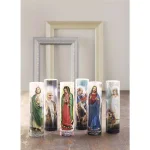 Stonebriar Collection 8 in. Virgin of Guadalupe LED Flameless Prayer Candle thumbnail 5