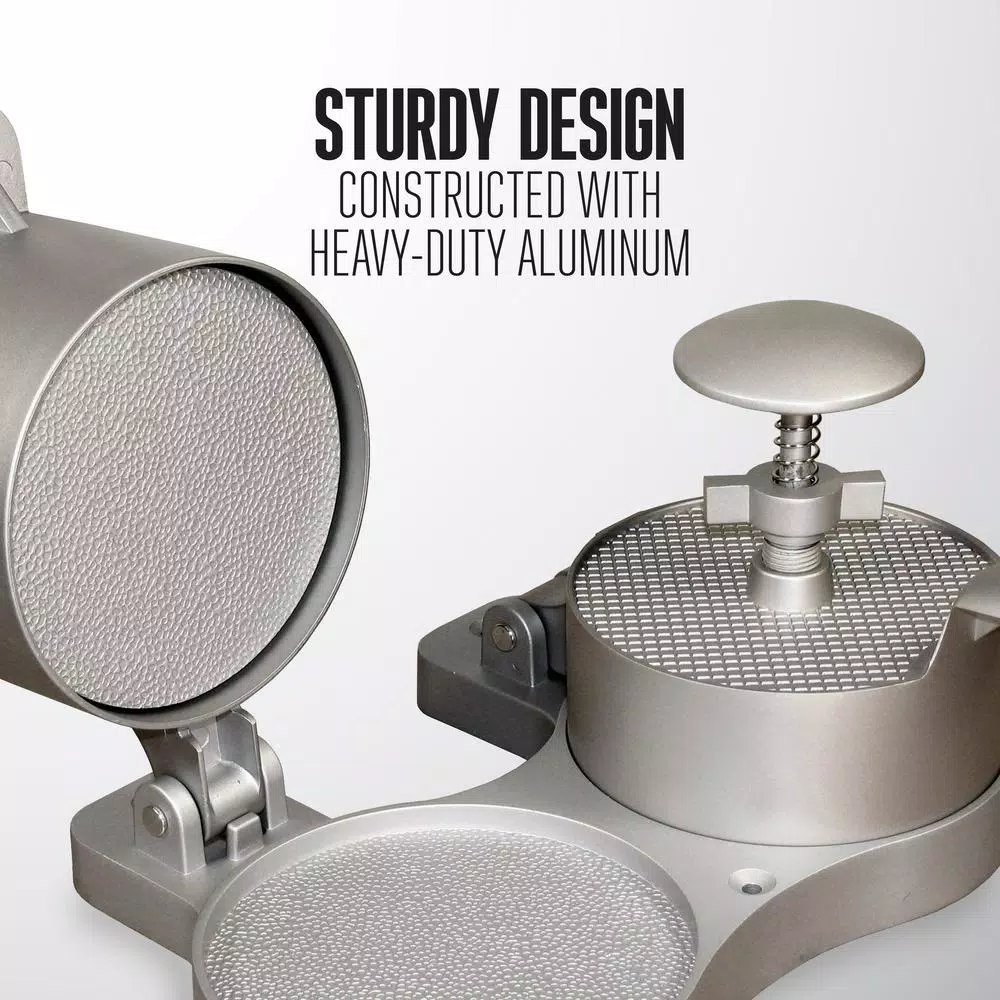 Weston Double Hamburger Press - Adjustable Aluminum Burger & Patty Maker