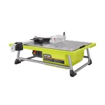 RYOBI 7 in. 0.75 HP Corded Tabletop Wet Tile Saw thumbnail 1
