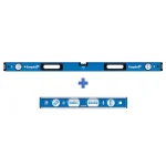 Empire 2-Piece Magnetic Box Level Set, 48 in. and 12 in. Aluminum Levels thumbnail 1