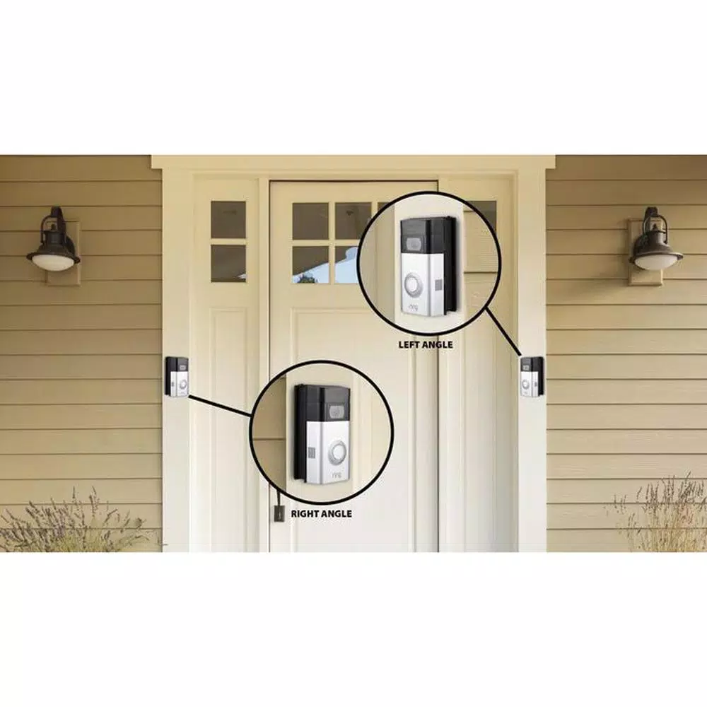 Wasserstein Adjustable Angle Wall Mount for Ring Video Doorbell 1, 2, and 3