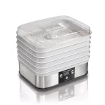 Hamilton Beach Food Dehydrator with 5 Stackable Trays, 500W, Grey thumbnail 1