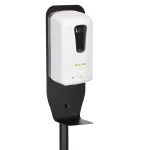 Alpine Industries 1200ml Automatic Hand Sanitizer Dispenser with Floor Stand, White thumbnail 2