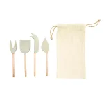 3R Studios 4-Piece Stainless Steel Cheese Knife Set with Copper Finished Handles thumbnail 2
