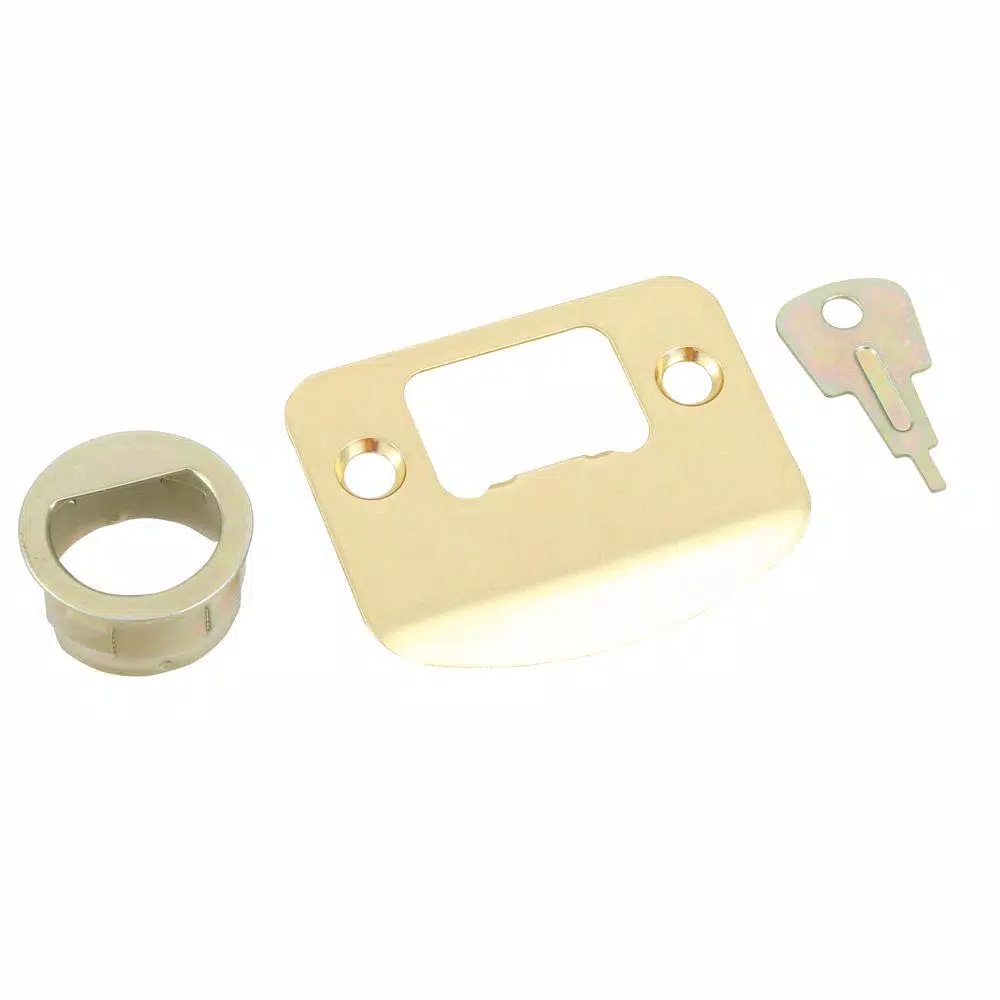 Defiant Viano Polished Brass Passage Door Lever for Hallway and Closets