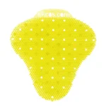 Unbranded Ekcoscreen Anti-Splash Urinal Screen, Unscented, Yellow (6 per Box) thumbnail 1
