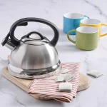 Mr. Coffee Flintshire 1.75 Qt. Stainless Steel Whistling Tea Kettle, Silver thumbnail 3