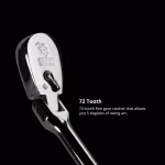 Capri Tools 1/4 in. Drive 72-Tooth Flex-Head Low Profile Ratchet thumbnail 4