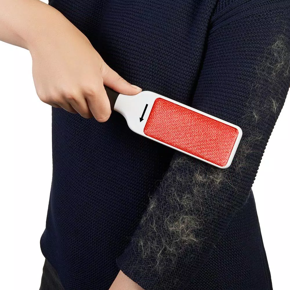 OXO Good Grips FurLifter Garment Brush with Self-Cleaning Base