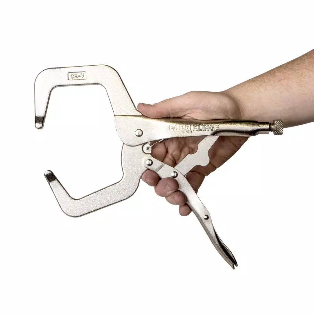 Capri Tools Klinge 11 in. Locking C-Clamp Pliers with Chrome Vanadium Steel Jaws