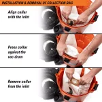 RIDGID Premium Size A Wet/Dry Dust and Debris Bags for 12-16 Gal. Shop Vacuums, 2-Pack thumbnail 4
