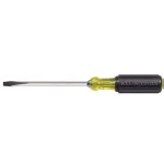 Klein Tools 5/16 in. Flat Head Screwdriver with 6 in. Square Shank and Cushion Grip Handle thumbnail 1