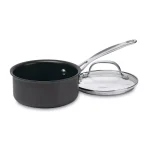 Cuisinart Chef's Classic 1 Qt. Hard-Anodized Nonstick Saute Pan with Glass Lid, Black thumbnail 2