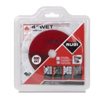 Rubi 4 in. 400 Grit Resin Wet Polishing Pad for Engineered Stone, Concrete, Marble & Granite thumbnail 2