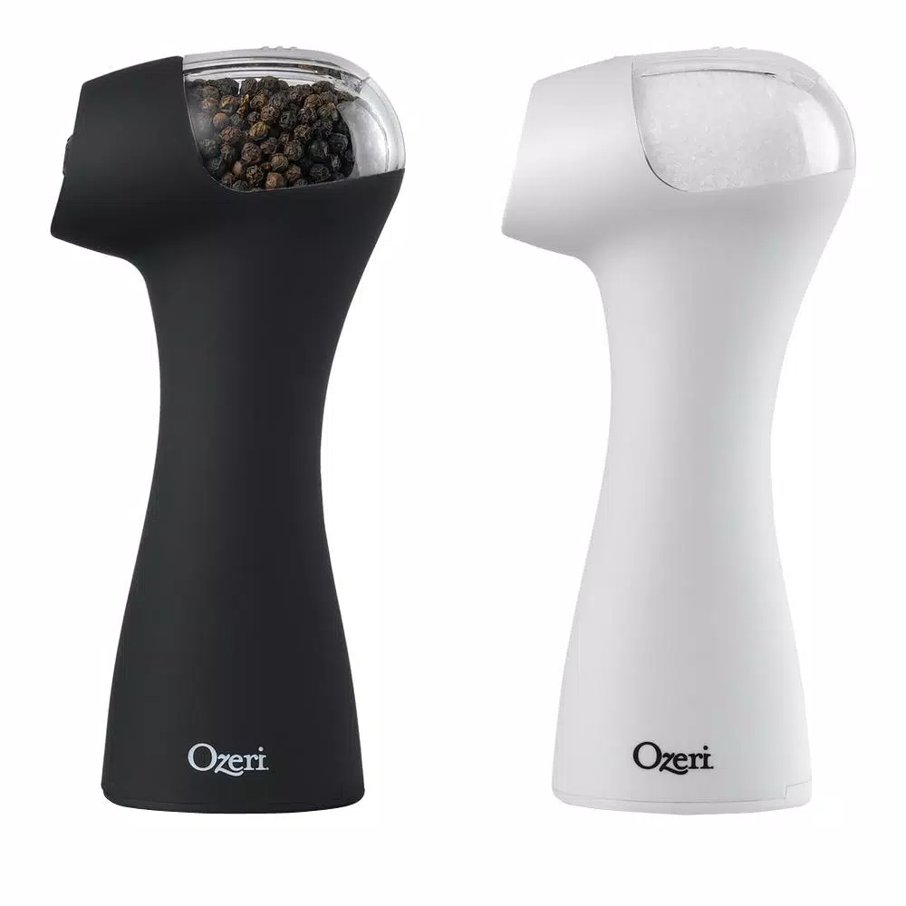 Ozeri Graviti Pro II Electric Salt and Pepper Grinder Set, BPA-Free Ceramic Mills
