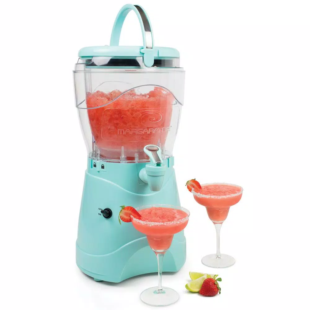 Nostalgia Aqua Margarita Maker 128 oz. Frozen Drink Machine, 500W Ice Crusher