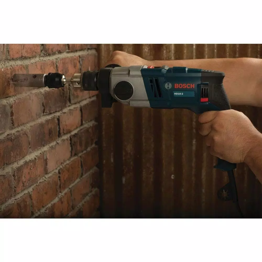 Bosch 1/2 in. 8.5 Amp Corded 2-Speed Variable Speed Hammer Drill