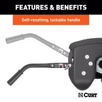 CURT A20 20K 5th Wheel Hitch - 20,000 lbs. Capacity thumbnail 6