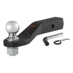 CURT Forged Steel Ball Mount, 2 in. Shank, 2 in. Drop, 15,000 lbs. Capacity, 2-5/16 in. Ball thumbnail 1