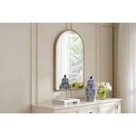 Home Decorators Collection Medium Arched Gold Antiqued Classic Accent Mirror thumbnail 3