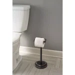 Delta Porter Telescoping Pivoting Freestanding Toilet Paper Holder, Oil Rubbed Bronze thumbnail 10