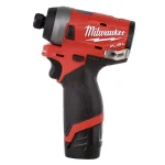 Milwaukee M12 FUEL 12V Lithium-Ion Brushless 1/4 in. Hex Impact Driver Kit with Two 2.0Ah Batteries, Charger & Hard Case thumbnail 4