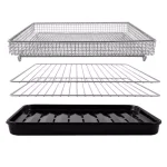 NuWave Bravo XL 1800W 4-Slice Stainless Steel Toaster Oven and Air Fryer thumbnail 7
