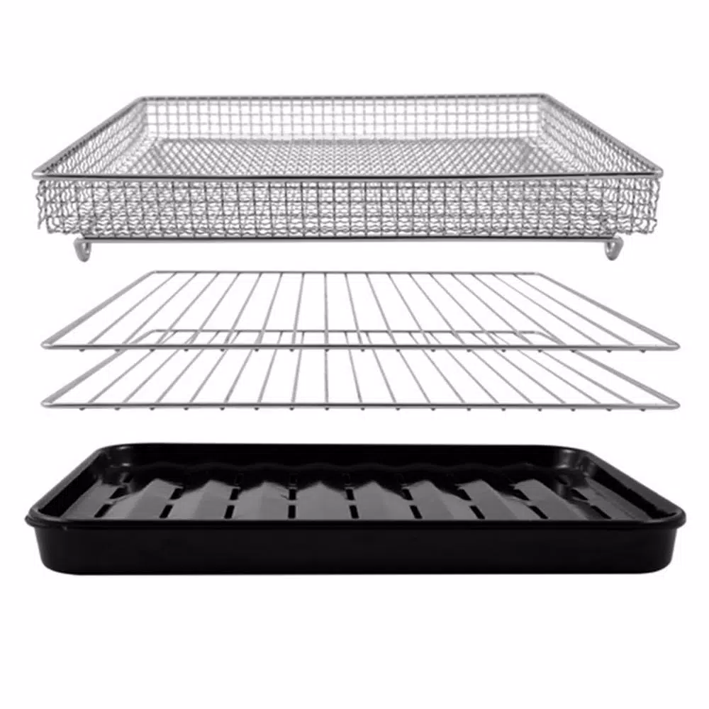 NuWave Bravo XL 1800W 4-Slice Stainless Steel Toaster Oven and Air Fryer