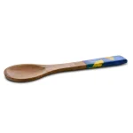Gibson Elite Philomena 2-Piece Mango Wood Salad Serving Set with Enamel Watercolor Handles thumbnail 4