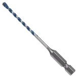 Bosch BlueGranite Turbo Carbide Hex Shank Masonry Drill Bit, 1/8 in. x 3 in. thumbnail 1