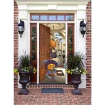 My Door Decor 36 in. x 80 in. Halloween Pumpkin Heads Front Door Banner Mural Sign thumbnail 2