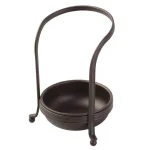interDesign York Lyra Standing Spoon Rest, Powder Coated Bronze Metal thumbnail 1