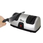 Chard 2-Step Electric Knife Sharpener, Silver/Black thumbnail 3