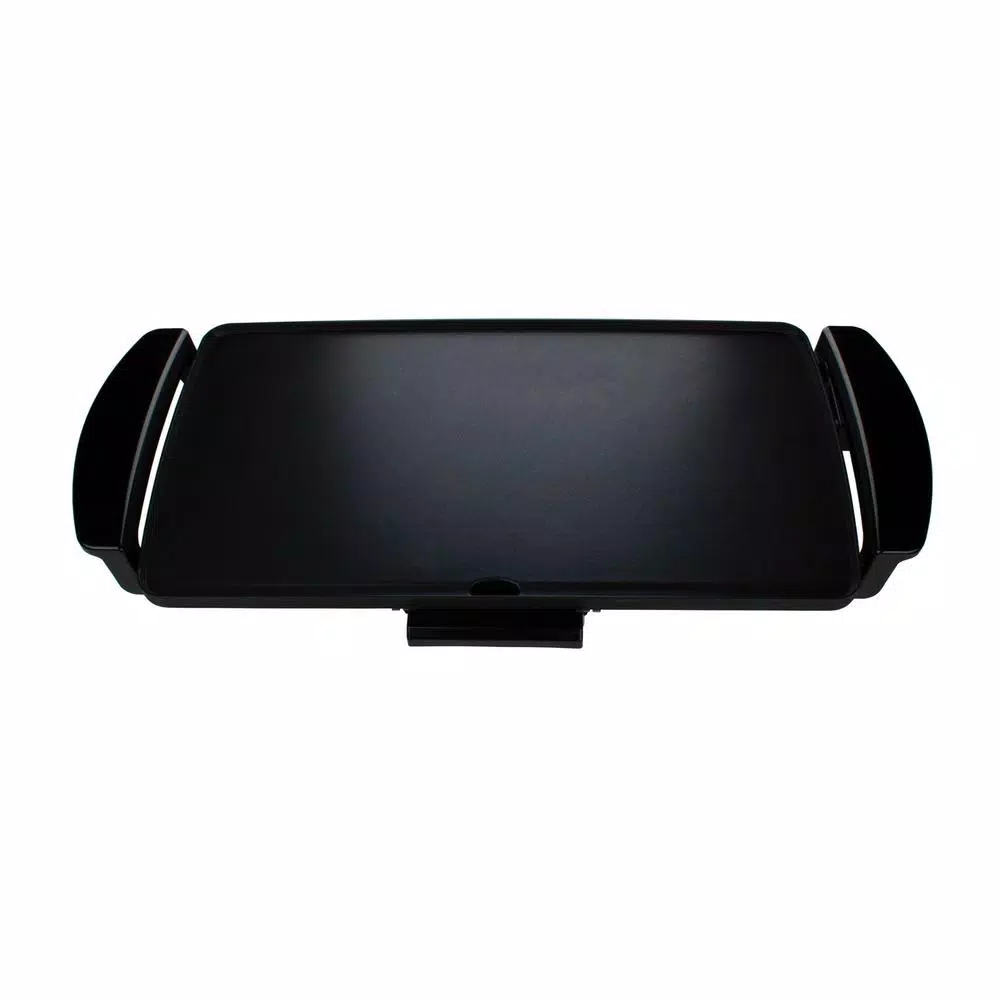 Brentwood Appliances 27 sq. in. Nonstick Electric Griddle with Drip Pan and Temperature Control, Black