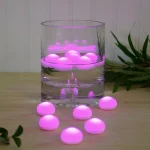 LUMABASE Pink Floating Blimp LED Lights, Waterproof Battery Operated Decorative Lights (12-Count) thumbnail 4