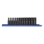 GearWrench 14-Piece 1/4 in. Drive Metric Deep Impact Socket Set thumbnail 1