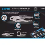 Capri Tools Klinge 7-Piece Locking Pliers Set with Capri Tools Mechanic's Tray thumbnail 2