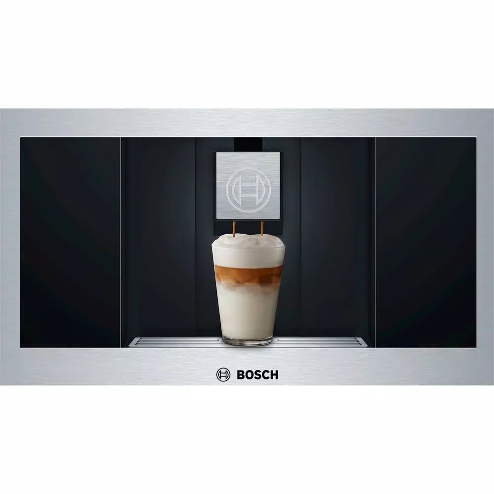 Bosch Built-In Fully Automatic Stainless Steel Drip Coffee Maker with Integrated Grinder