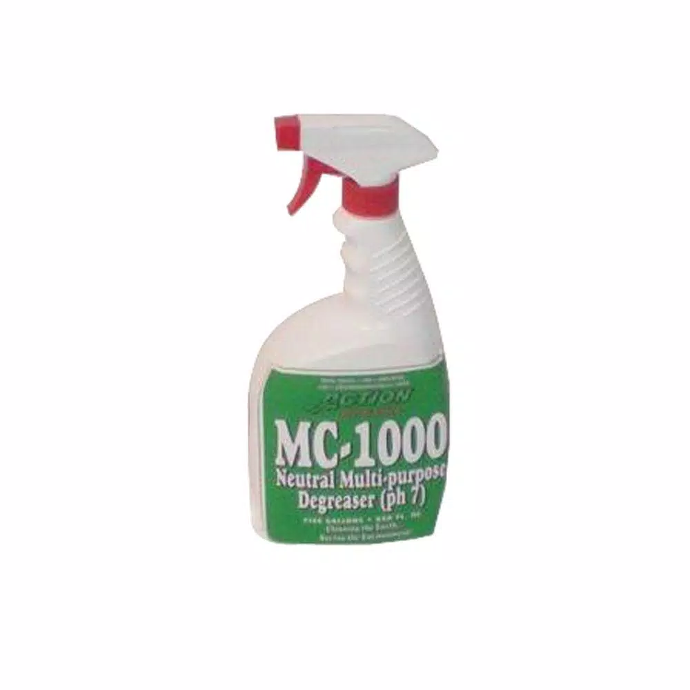 ACTION ORGANIC MC-1000 Organic Neutral All-Purpose Cleaner & Degreaser, 32 oz. Bottle with Sprayer