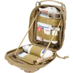 BARSKA CX-900 First Aid Utility Pouch, MOLLE Compatible, Flat Dark Earth thumbnail 6