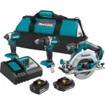 Makita 18V LXT Lithium-Ion Brushless 3-Tool Combo Kit (XT333X1) thumbnail 1