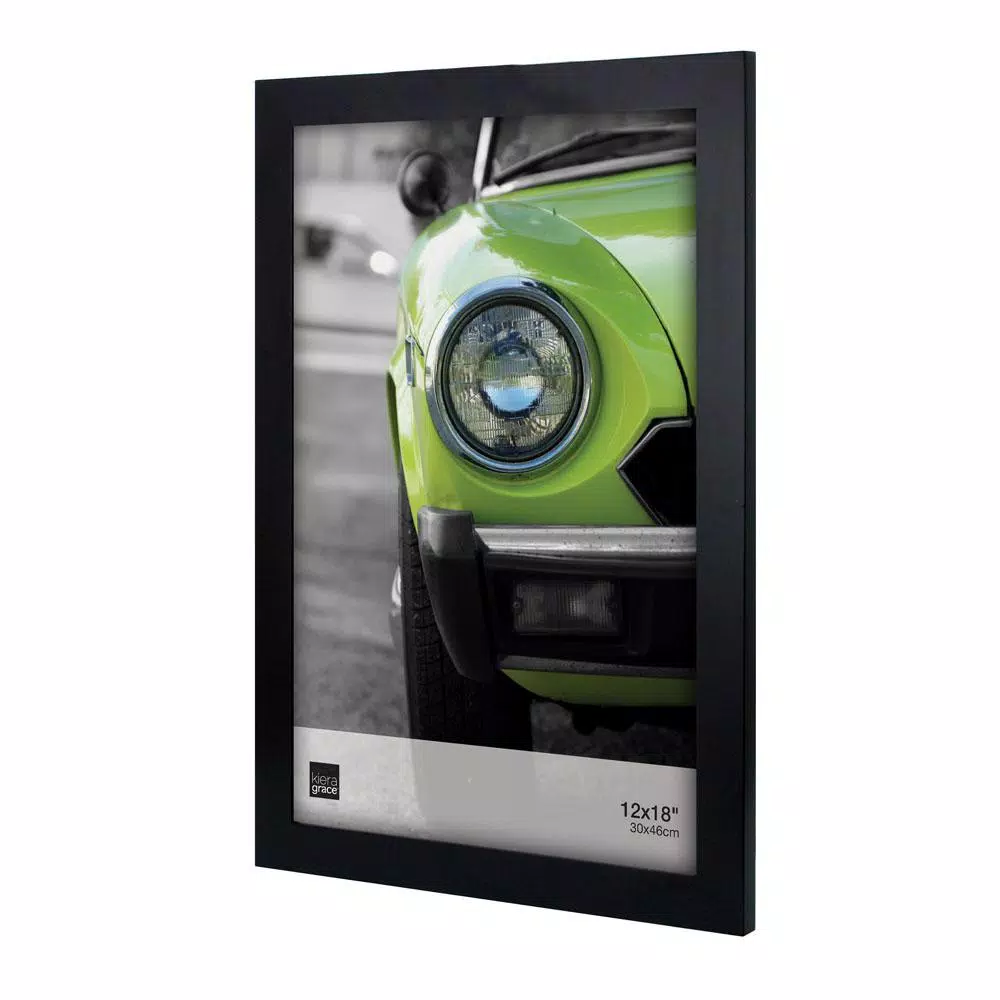 Kiera Grace Langford 12x18 Poster Frame - Black Modern Wood Style