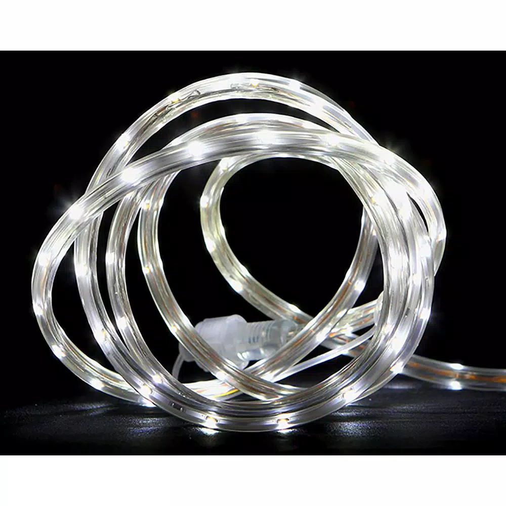CC Christmas Decor 600-Light Commercial Pure White LED Outdoor Christmas Linear Tape Lighting, 100 ft.