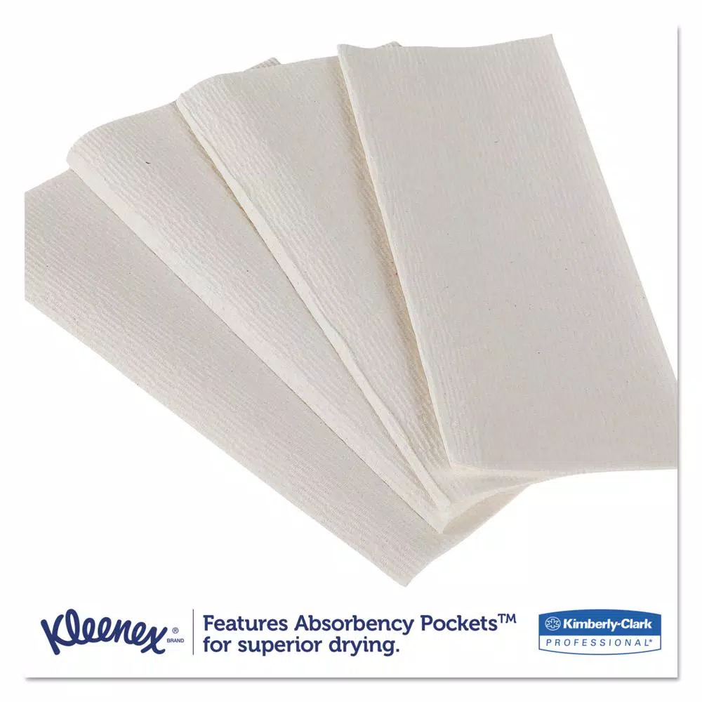 Kleenex Scottfold Multifold Paper Towels, White, 3000 Sheets (25 Packs of 120)