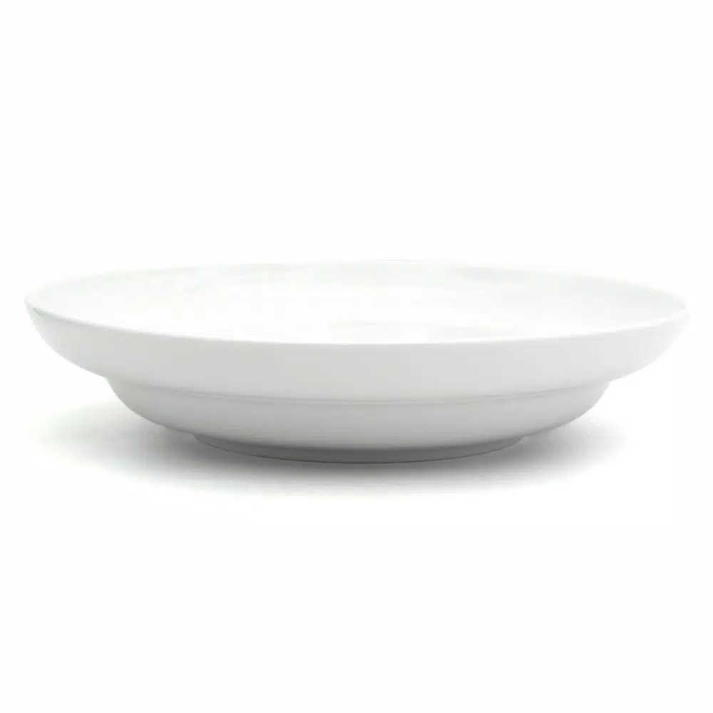 Euro Ceramica White Essential 13 in. Porcelain Serving Bowl